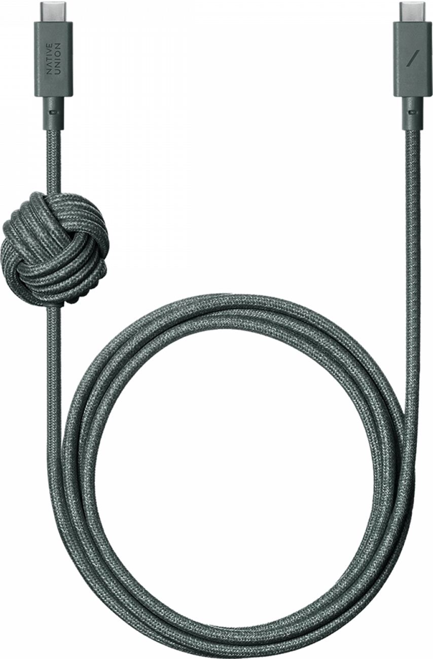 Кабель USB-C to USB-C Native Union Anchor Cable Pro 240W Slate Green (3 m)